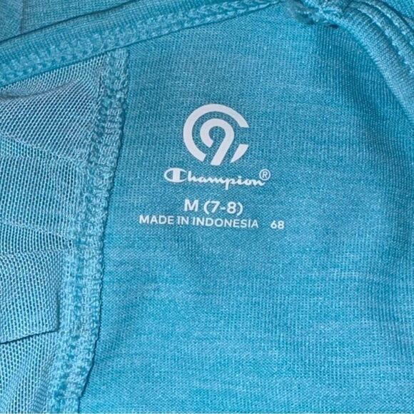 Kid's Vibrant Aqua Sleeveless Athletic Tank Top - Picture 8 of 8